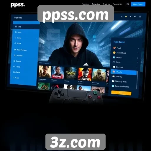 Explorando a interface de usuário do site ppss.com